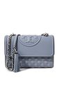 Tory Burch Women's Small Fleming Convertible Shoulder Bag, Cloud Blue