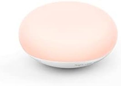 EASZZZ Baby Night Light, Nursery Lamp for Breastfeeding, Soft BPA Free Silicone Touch Sensor, Eye Caring, Easy Flip Design, Stepless Dimming, 1-Pack, Pink