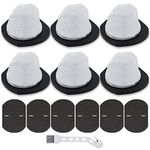 Leadaybetter 2030 Filter Replacement for Bissell 3-in-1 Lightweight Stick 2030 20303 20306 20307 20309 2030H 2030V 2030X 2030Z 2030L Vacuum Cleaner, Compare to Part # 1611501 & 1611500