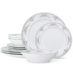 Noritake Sweet Leilani 12-Piece Set in Pink/White