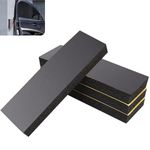 Omevett 4pcs Garage Wall Protectors Self Adhesive Car Door Edge Protector Guards Black Wall Bumper Guard Eva Foam Sheets for Cars Door Parking Protection (30x10x3cm)