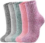 coclothy Thick Warm Wool Crew Socks