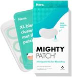 Mighty Patch Micropoint™ XL for Blemishes from Hero Cosmetics - Hydrocolloid Acne Spot Treatment Patch for Early Stage Zits and Hidden Pimples, 1,385 Proprietary Micropoints (6 XL Patches)