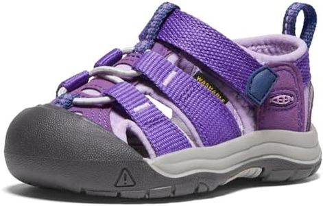 KEEN Kids Newport H2 Closed Toe Water Sandal, Tillandsia Purple/English Lavender, 5 Toddler