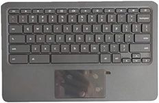 Replacement for HP Chromebook 11 G6 EE Laptop Upper Case Palmrest Keyboard Touchpad Assembly Part L14921-001