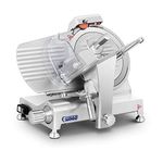 Royal Catering Commercial Meat Slicer Electric Food Slicer Deli Slicer Ø 250 mm 300rpm 0-12mm RCAM-250EXPERT (180W, Ø 25 cm, Semi-Automatic Sharpener)