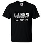 Reality Glitch Men's Vegetarian T-Shirt. (Large, Black)