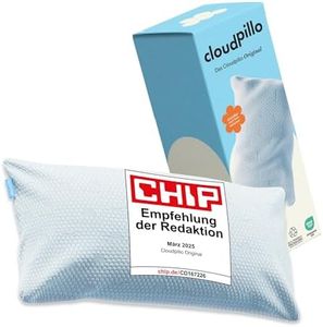 Cloudpillo Kopfkissen 40x80 cm – Ergonomisches Memory-Foam-Kissen für Seitenschläfer, höhenverstellbares Schlafkissen für alle Schlafpositionen, atmungsaktiv und hypoallergen