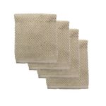 Ritz OK Organic Cotton 4-Piece Dish Cloth Set, Sand