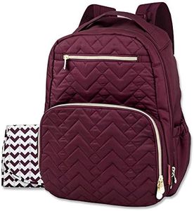 Fisher Price Fashion Nappy Bag Morgan Backpack Burgundy