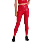 Puma Women's Fitted Leggings (52094533_Persian Red-Matte foil Print