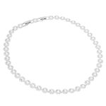 Generic Angelic Necklace - 18K Gold Crystal Necklaces, Bracelet Set White Gold Jewelry Dainty Necklace in Gold, Clear Crystal for Women, Wedding, Party, Wedding, Valentine's Day, Gift