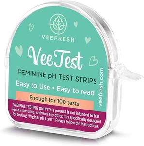 VeeFresh VeeTest Vaginal pH Test Strips - 100-Piece Accurate and Easy to Use pH Balance Test Strips for Women, Compact and Discreet Vaginal pH Tester for Feminine Health Monitoring