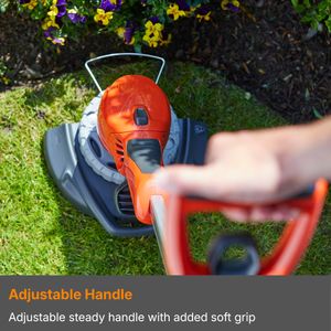 Flymo Contour 500E Electric Grass Trimmer & Edger – 500W, 25cm, Orange