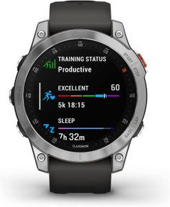 Garmin epix Gen 2 Multisport GPS Smartwatch, 47mm AMOLED, Slate Steel