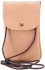 Universal Crossbody Cell Phone Bag WaitingU PU Leather Carrying Case Credit Card Holder Adjustable Shoulder Pouch Bag for iPhone 6/6S Plus Samsung Galaxy Note Series Phones Under 6'' -Pink