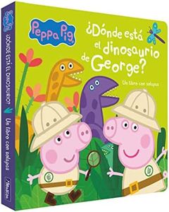 Peppa Pig. Libro de cartón con solapas - ¿Dónde está el dinosaurio de George?: Un libro de cartón con solapas