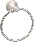 Amazon Basics Modern Towel Ring, 6.3-inch Diameter, Satin Nickel