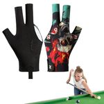 TecoKart® Professional Snooker Gloves Left Hand for Smooth Cue Control | Anti-Slip Pool Gloves for Steady Shots | Premium Snooker Accessories for Billiards Players