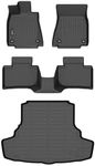 HAFIDI Floor Mats & Cargo Liner for Lexus is Sedan 2014-2025 (RWD Only) Set