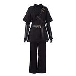 miccostumes Men's Game Pure Black Dark Cosplay Costume(Men XL)