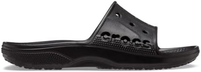 Crocs Unisex Adult Black Baya Slide 208215-001-M8W10