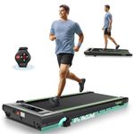 Walking Pad Under Desk Treadmill 2.5HP Folding Treadmill with Incline, 2 in 1 Treadmills for Home Office with LED Touch Screen | Remote Control | Max 300lbs Weight Capacity | Installation-Free