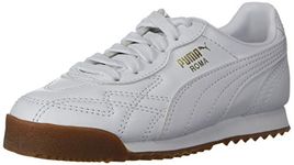 PUMA Roma Anniversario Sneaker, White, 8 UK Child