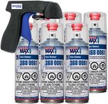 Spray Max 2K Clear Coat Aerosol Spray Cans - 6 Pack - High Gloss Automotive Clear Coat for Car Repair and New Paint Jobs - Two Stage Clear Coat - Professional Results - With Master Aerosol Trigger