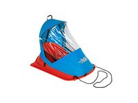 Pelican - Baby Sled Deluxe with Weather Shield, Toddler Sled for Snow, Kids Sled, Durable Sled for Winter Sledding - Children's Ages up to 24 Months Red LEI33PK06-00 Small