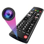 Spy Mission Smart tv Remote Camera WiFi Hidden Camera Wireless HD 1080P Indoor Supports 32gb Memory Spy Cam Security Cameras Nanny Cam Built with Motion Detection.