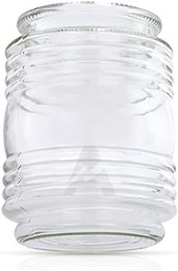 Airmont Products AP-10501, 4-1/2" Clear Retro Utility-Type Cylindrical Glass Porch Light Shade, 4-1/2" High x 3-3/4" Wide, 3-1/4" Fitter Style Opening, 1-Pack