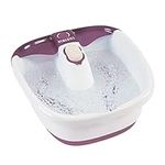 HoMedics Bubblemate Foot Spa and Massager with Keep Warm Function, Soothing Soak Massage Nodes, Bubble Turbo Strip, Pedicure Pumice Stone