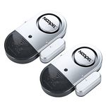 Door Window Alarm 2 Pack Noopel Home Security Ultra-Slim Wireless Magnetic Sensor Burglar Anti-theft 120DB Alarm with Batteries included - DIY EASY to Install