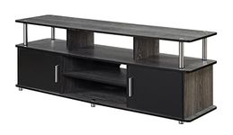 Convenience Concepts 151440WGY Designs2Go 60" Monterey TV Stand, Weathered Gray/Black