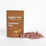 Happy Wax Cinnamon Chai Scented Bear Wax Melts - Natural Strong Fall Scented Wax Melts Infused w/Essential Oils - Non Toxic Wax Melt. Scented Soy Wax Melts for Warmers (8 oz Pouch)