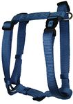 Hamilton B CFA SMOC Adjustable Comfort Dog Harness Fits Chest Size 12 to 20-Inch with Brushed Hardware Ring, Small, Ocean Blue