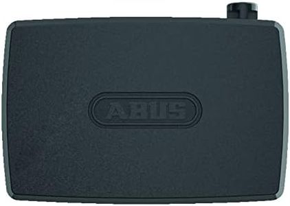 ABUS Alarmbox 2.0, Mobile Alarm System, ACH 6KS/100 Cable, Secures Bicycles, Prams, E-Scooters, Intelligent 100 dB Alarm, Black