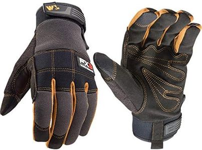 Wells Lamont FX3 Men's Extreme Dexterity Extra Wear Work Gloves, Touchscreen, Extra Large 7853C Black