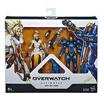 Overwatch Ultimates Series Pharah and Mercy Dual Pack 6 Inch Scale Collectible Action Figures with Accessories, Blizzard Video Game Characters, E6494ES0