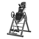 LINKLIFE Inversion Table, Heavy Duty Folding Inversion Machine with Headrest & Adjustable Protective Belt Back Stretcher Machine for Pain Relief Therapy