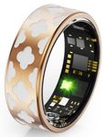 findtime Smart Ring Heart Rate Monitor Sleep Tracker Blood Pressure Ring Blood Oxygen Fitness Tracker Pedometer Step Counter Calories Fitness Ring Waterproof Health Smart Rings for Women Ladies