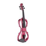 Stagg EVN X-4/4 MRD Full Size Electric Violin Outfit - Red