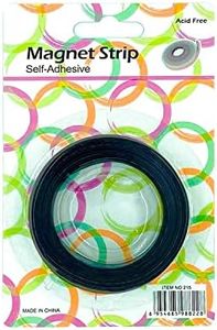 DEZIINE®1PCS Magnetic Tape or Magnetic Strip Self Adhesive (2cm x 1m) Ideal for Making Fridge Magnets and Other Promotional Gifts