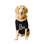 Ruse Basic Crew Neck It's My Birthday Bro Printed Half Sleeves/Apparel/Clothes/T-Shirt Gift for Dogs.Colour-Black/Medium (Chubby Pugs, Beagle etc.)