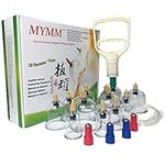 12/26 Cupping Cups Sets Biomagnetic Traditional Professional Chinese Therapy Massage Cupping Set Household Pull Out Vacuum Cupping Kit/Chinese Massage Hijama Suction