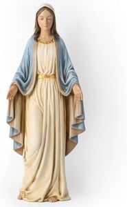 BC Catholic Blessed Virgin Mary Statue, Holy Mother Figure for Altar, Catholic Home Decor, Religious Gifts to Mom，12.5" H, Hand Painted Classical Renaissance Sculpture Masterpiece by Buildclassic