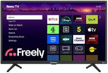 Westinghouse 32 Inch Freely TV Smart Roku OS - Dolby Digital HDR10, Netflix, Apple TV+, BBC iPlayer,，HDMI, USB- Ideal Small TVs for Bedroom, Lounge or Kitchen