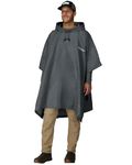 FROGG TOGGS Standard Ultra-Lite2 Poncho, Carbon Black, One Size