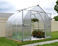 Palram Canopia House Bella Greenhouse, Silver, 244 x 244 x 219 cm